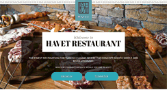 Desktop Screenshot of havetrestaurant.com